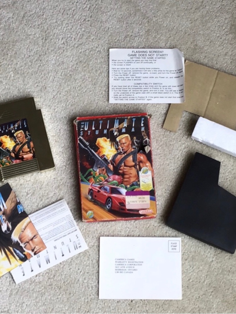 Vintage The Ultimate Stuntman Nintendo NES Video Game, 1991 - Picture 6 of 15